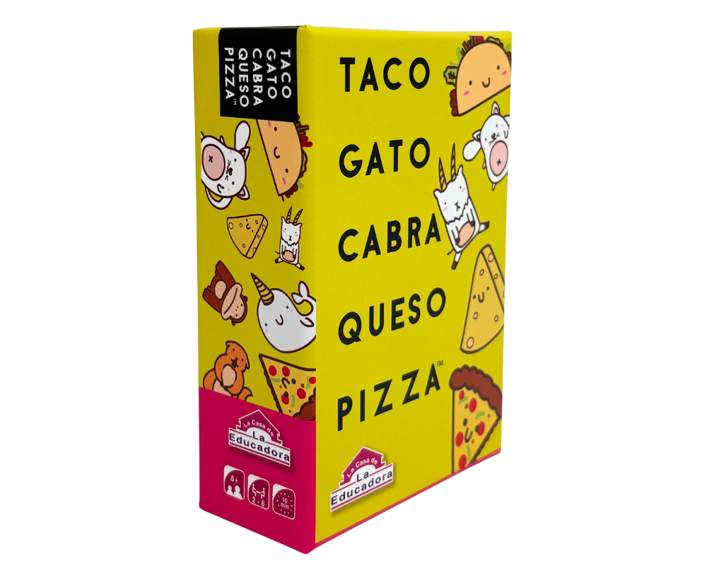 Taco, Gato, Cabra, Queso, Pizza En Español Blue Orange ™