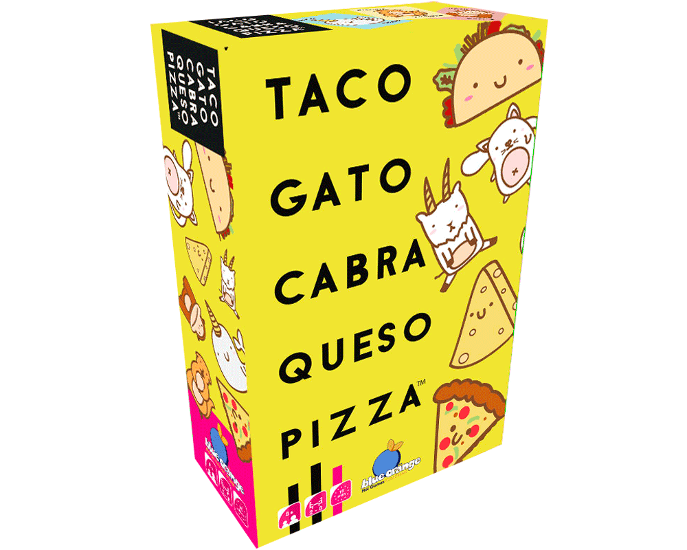 Taco, Gato, Cabra, Queso, Pizza En Español Blue Orange ™