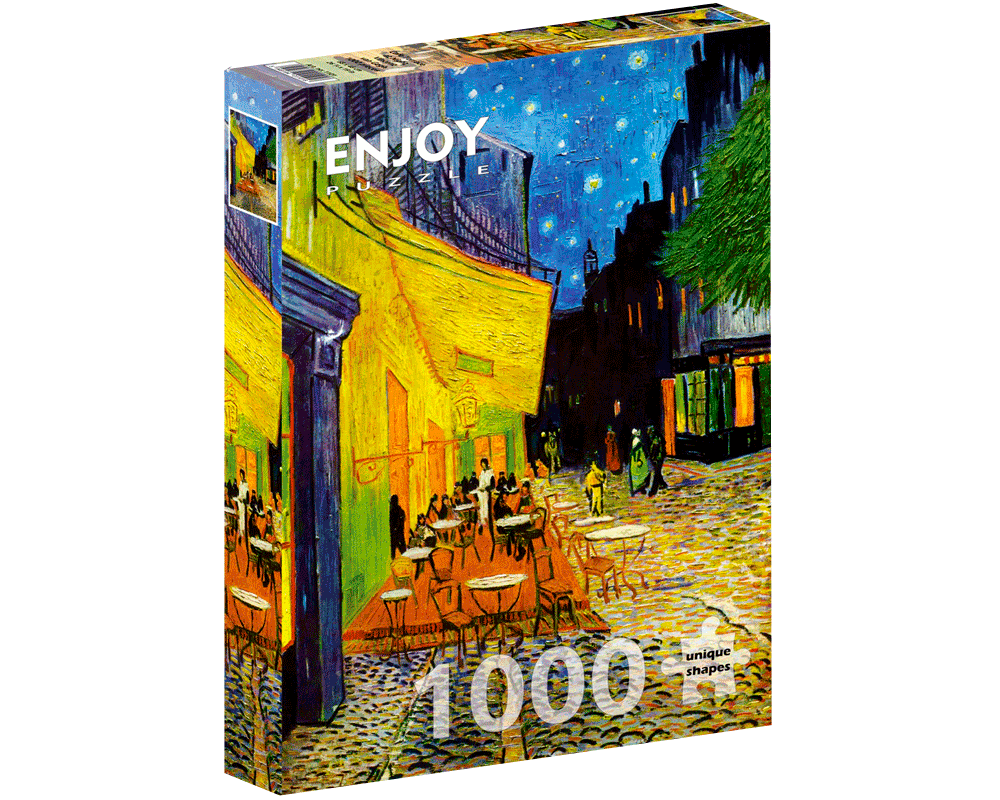 Vincent Van Gogh - Café Terraza: Rompecabezas 1000 Piezas Enjoy Puzzle