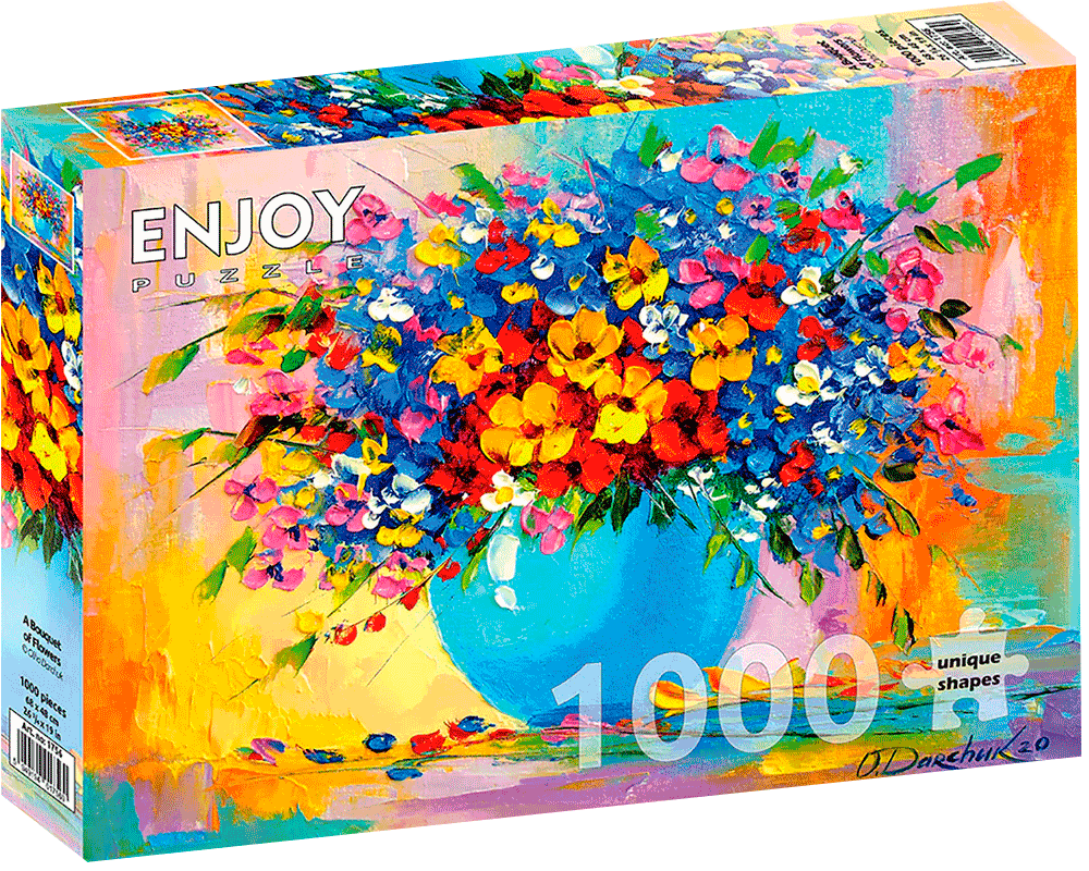 Ramo de Flores: Rompecabezas 1000 Piezas Enjoy Puzzle