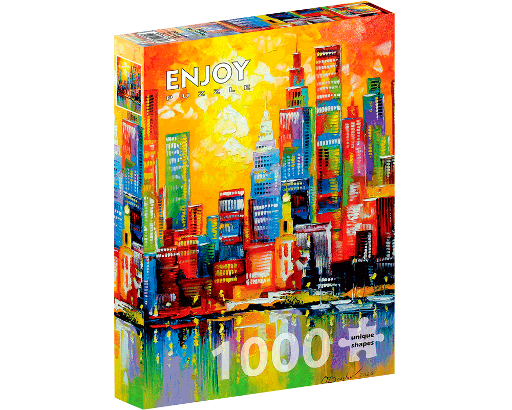 Nueva York Brillante: Rompecabezas 1000 Piezas Enjoy Puzzle