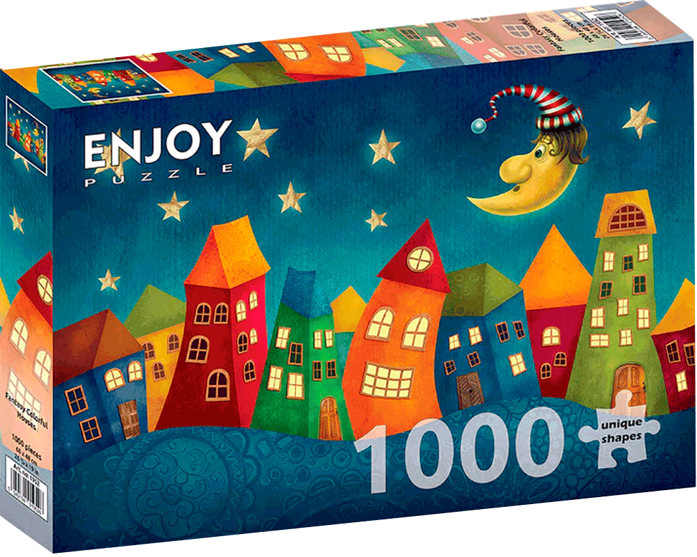 Fantásticas Casitas: : Rompecabezas 1000 Piezas Enjoy Puzzle