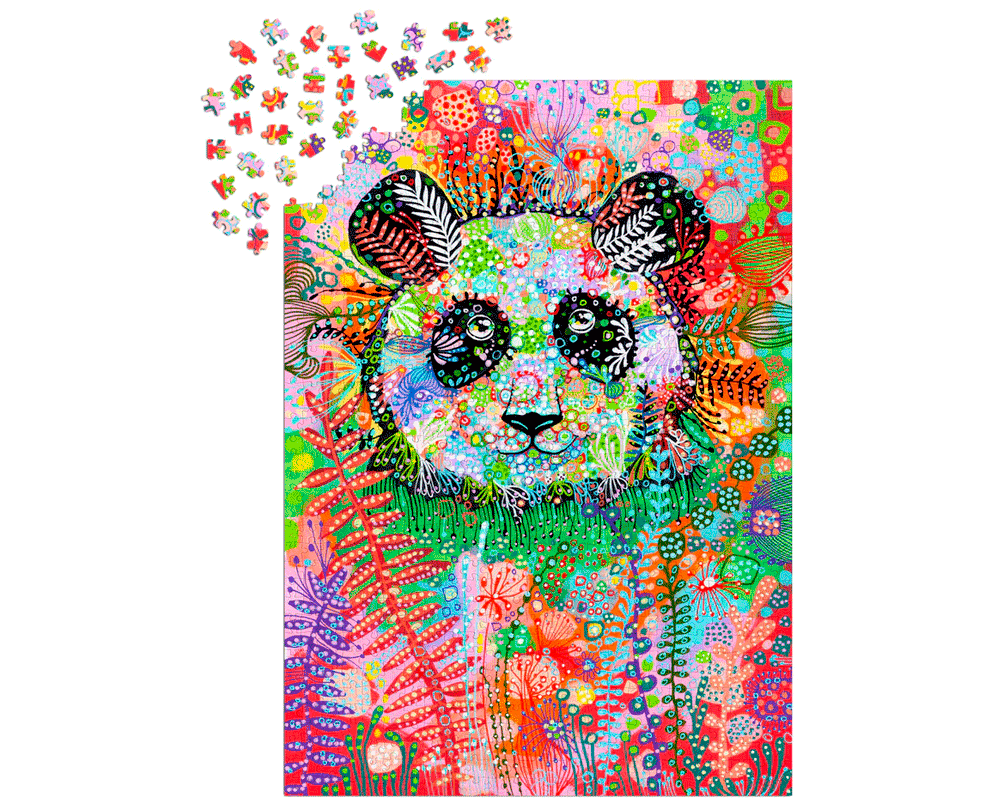 Panda Enigmatico: Rompecabezas 1000 Piezas Enjoy Puzzle