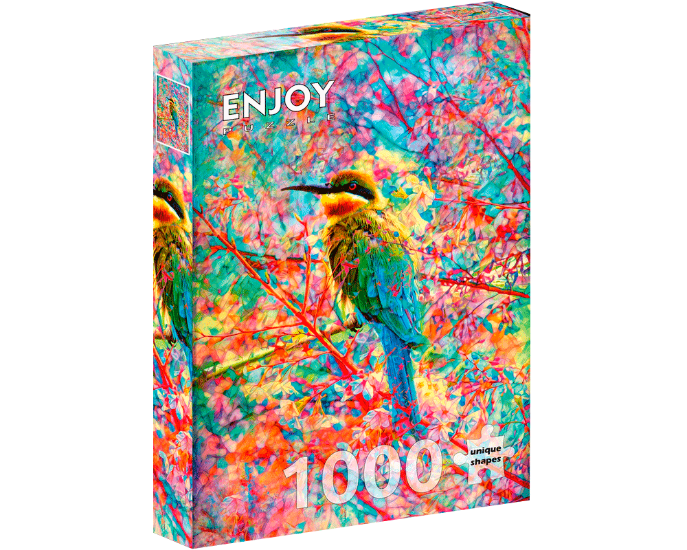 Pájaro Feliz: Rompecabezas 1000 Piezas Enjoy Puzzle