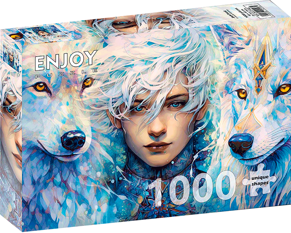 Mujer con Lobos: Rompecabezas 1000 Piezas Enjoy Puzzle