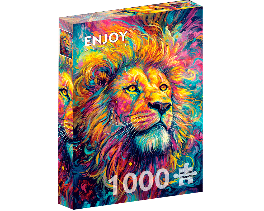 Rey Radiante - León: Rompecabezas 1000 Piezas Enjoy Puzzle