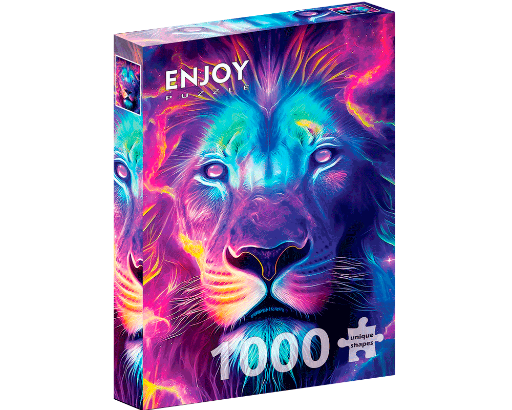 Enjoy Puzzle Rompecabezas Su majestad- El León. 1000 Piezas