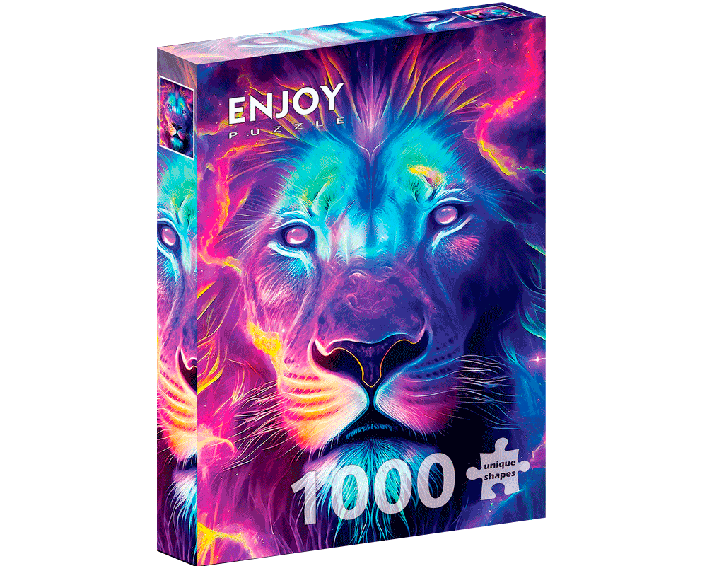 Su majestad - El León: Rompecabezas 1000 Piezas Enjoy Puzzle