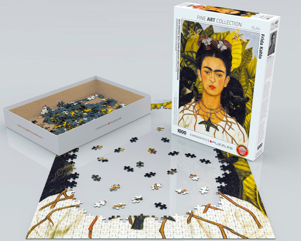 Frida Kahlo Autorretrato Rompecabezas de Arte 1000 Piezas Eurographics