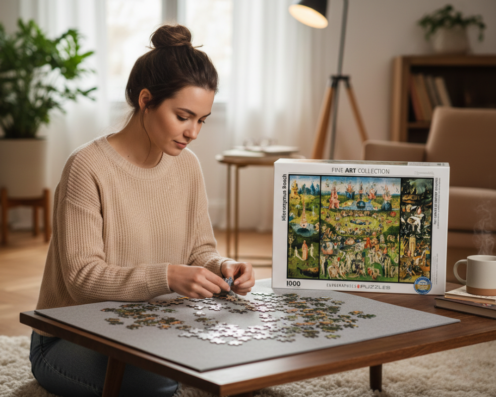 El Bosco - El Jardín de las Delicias: Rompecabezas 1000 Piezas de Arte Eurographics