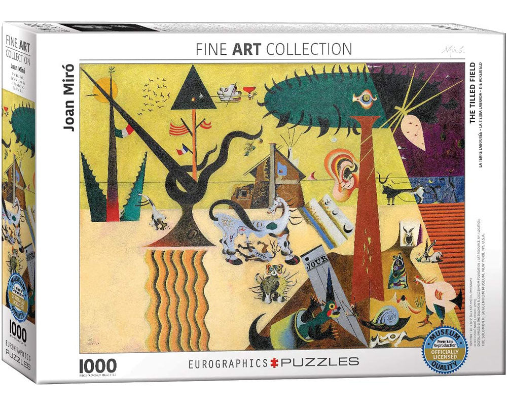Joan Miró Campo Labrado Rompecabezas de Arte 1000 Piezas Eurographics