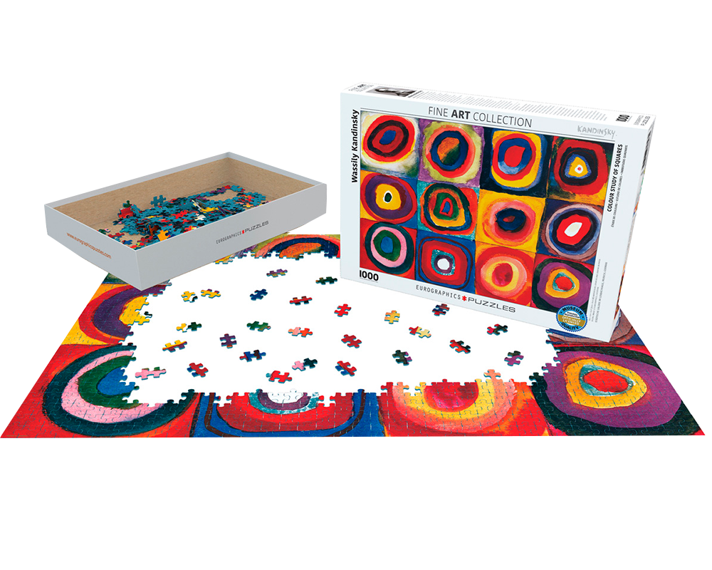 Juego de cuadros de top colores puzzle