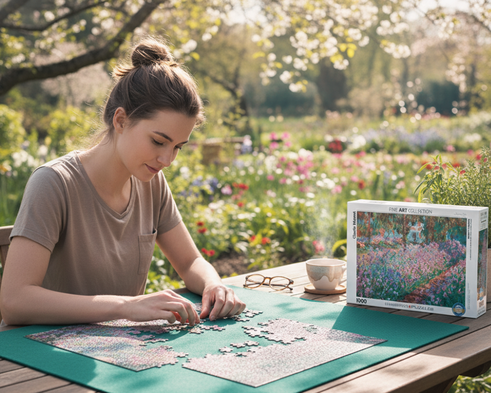 El Jardín de Monet: Rompecabezas de Arte 1000 Piezas Eurographics