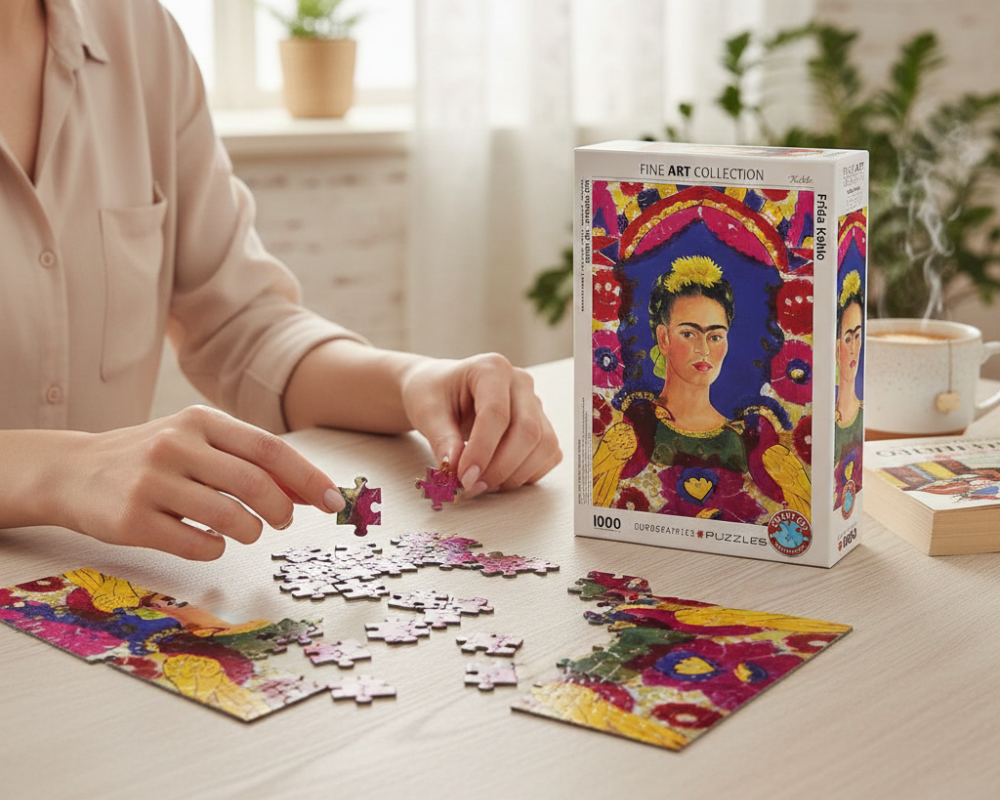 Retrato: Frida: Rompecabezas 1000 Piezas Eurographics