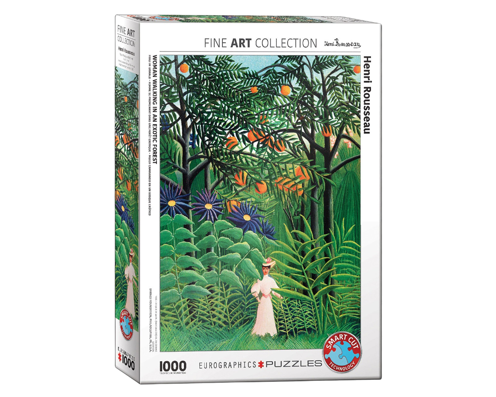 Rousseau Henri: Mujer En El Bosque Rompecabezas 1000 Piezas Eurographics