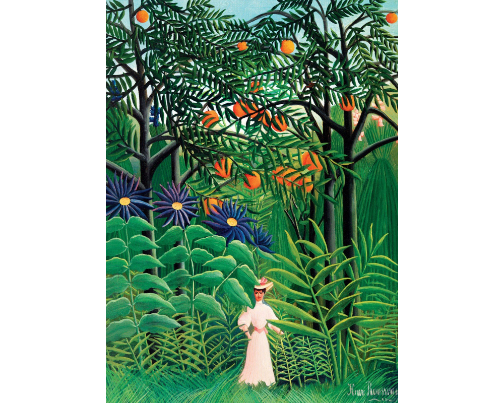Rousseau Henri: Mujer En El Bosque Rompecabezas 1000 Piezas Eurographics