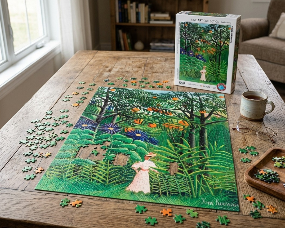 Rousseau Henri: Mujer En El Bosque Rompecabezas 1000 Piezas Eurographics