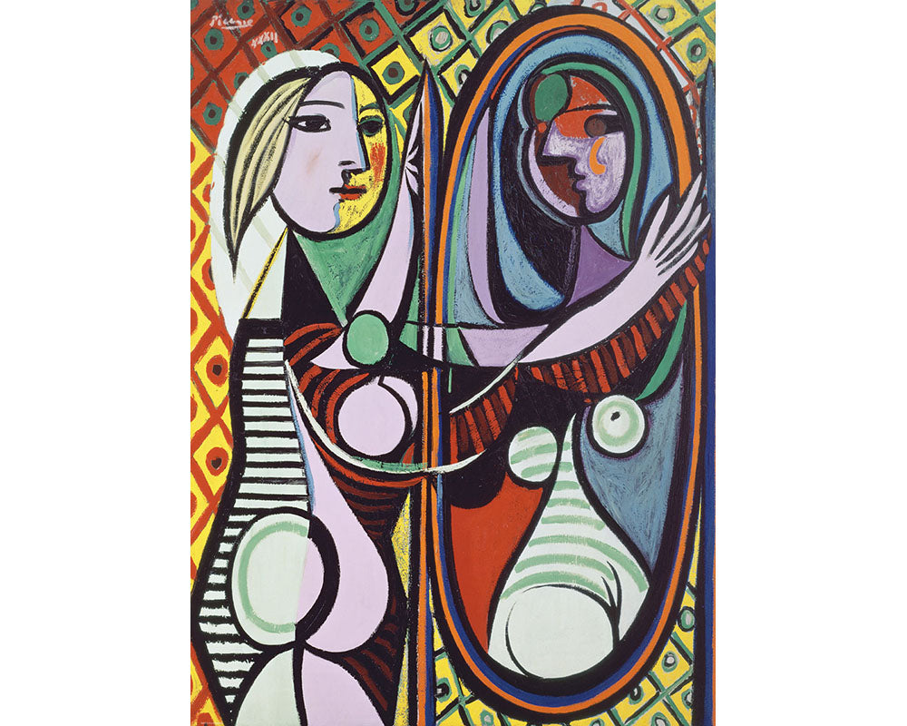 Picasso Mujer Frente al Espejo Rompecabezas de Arte 1000 Piezas Eurographics