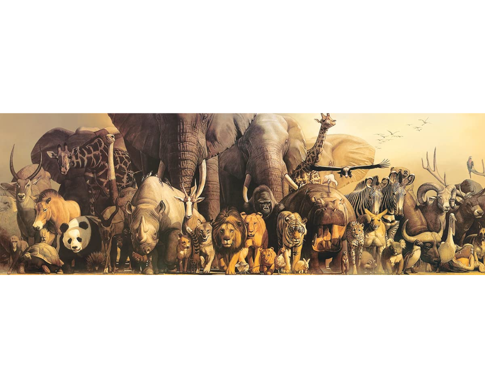 Haruo Takino - Arca de Noé: Rompecabezas 1000 Piezas Panorámico Eurographics