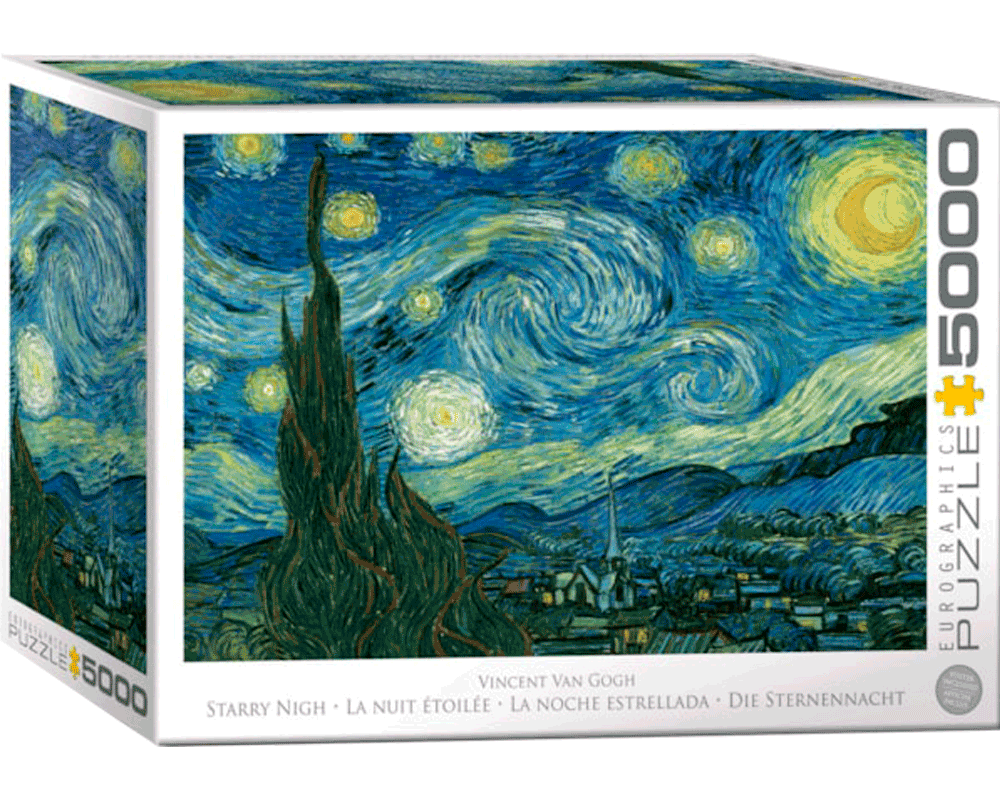 Van Gogh - La Noche Estrellada Rompecabezas de Arte 5000 piezas Eurographics