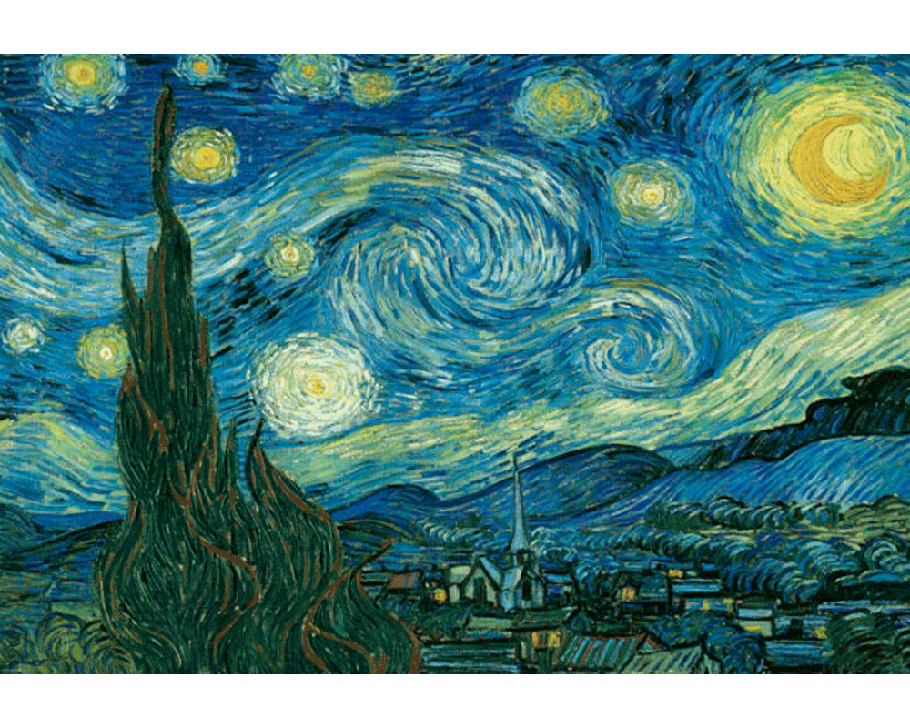 Van Gogh - La Noche Estrellada Rompecabezas de Arte 5000 piezas Eurographics