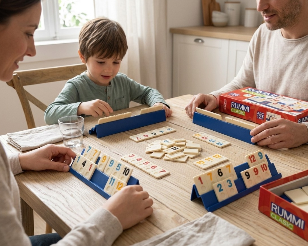 Rummi Clásico 4 jugadores: Juego de Mesa Cayro
