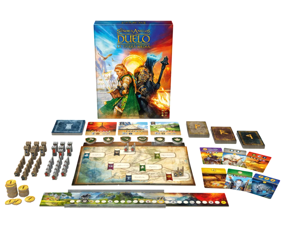 El Señor de los Anillos: Duelo por la Tierra Media Juego de Mesa Asmodee en Español