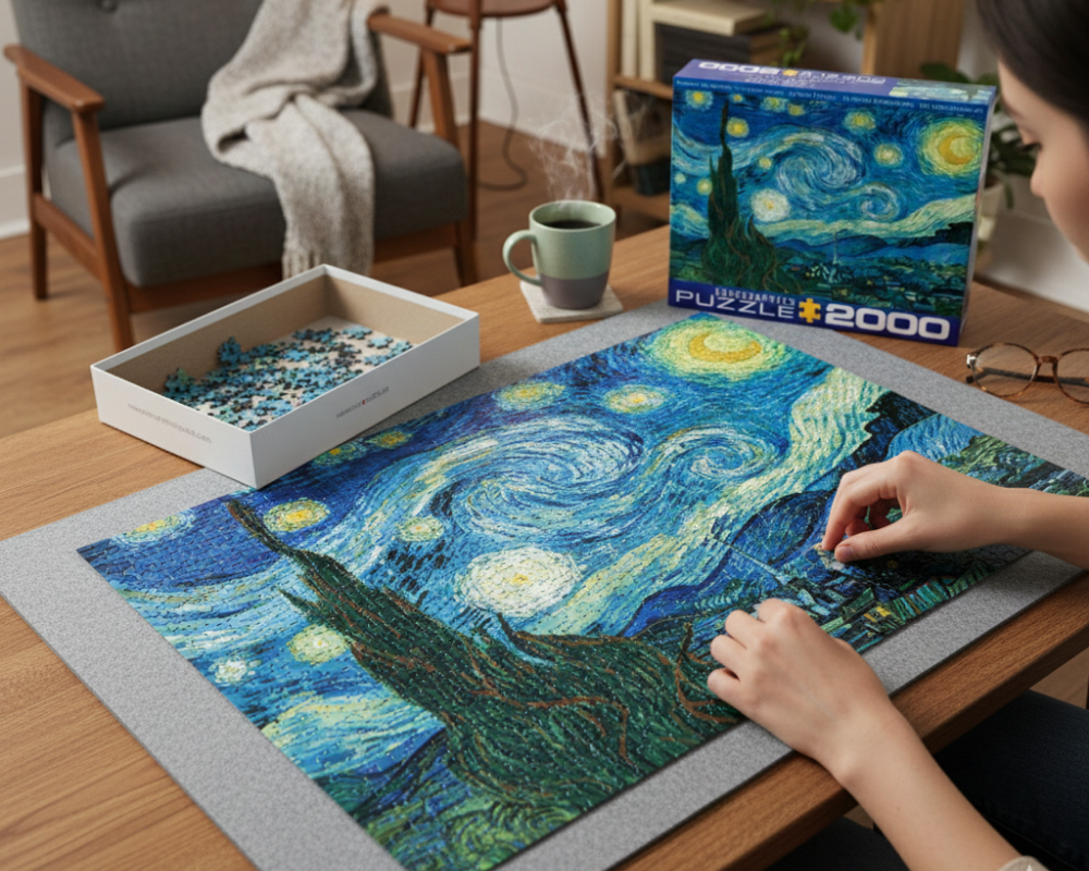 Van Gogh: Noche Estrellada: Rompecabezas 2000 Piezas Eurographics