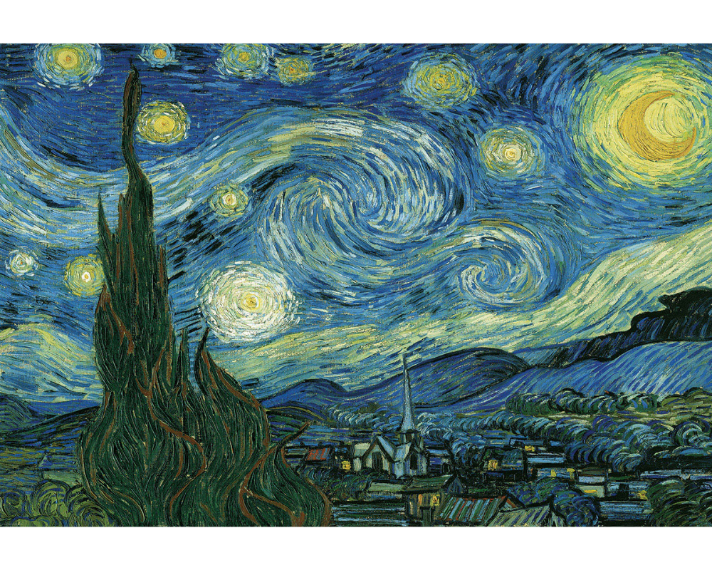 Van Gogh: Noche Estrellada: Rompecabezas 2000 Piezas Eurographics