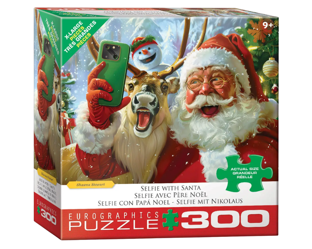 Selfie con Santa Rompecabezas 300 Piezas XL Eurographics