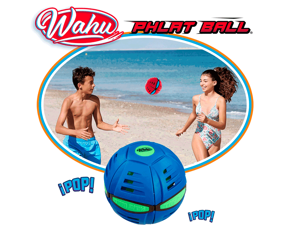 Wahu Phlat Ball (Pelota-Frisbee Azul) Goliath Games