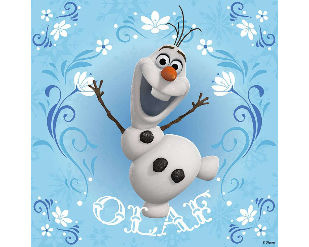 Disney Frozen Elsa, Ana y Olaf Rompecabezas 3 x 49 Piezas Ravensburger