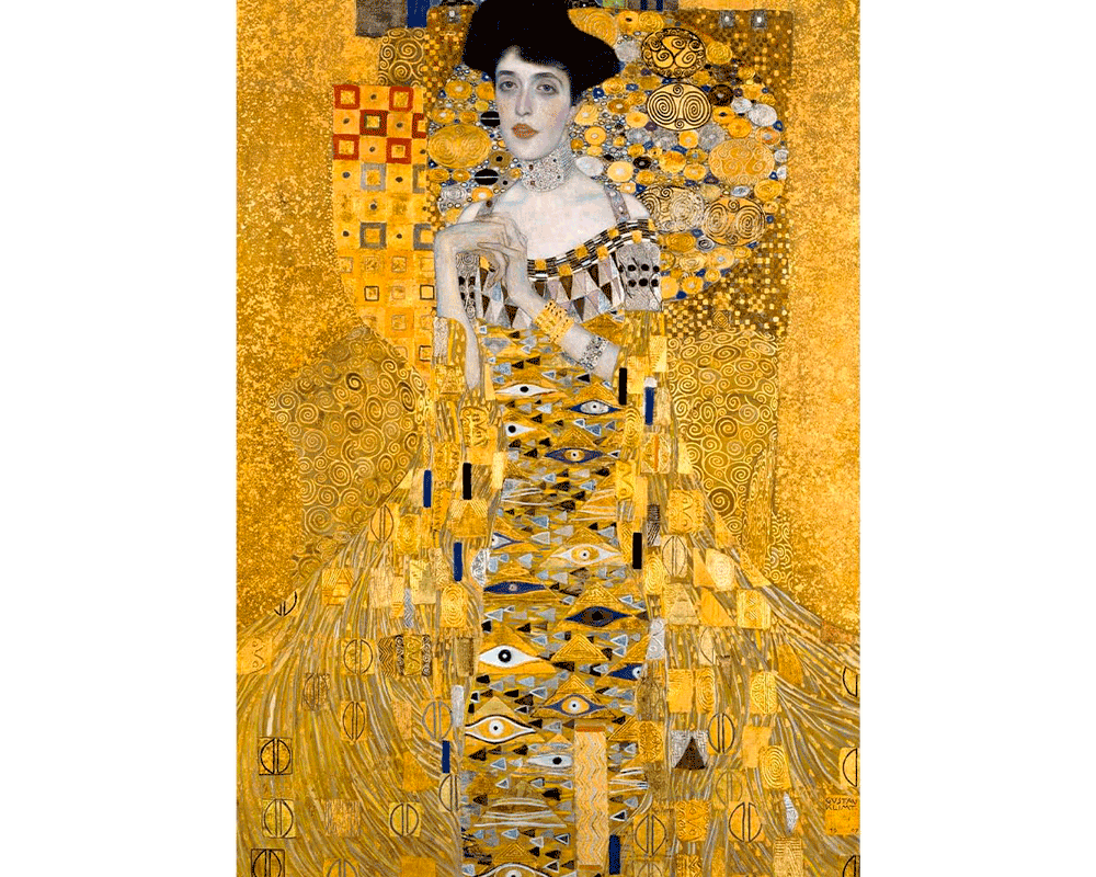 Adele, La Dama Dorada - Gustav Klimt: Rompecabezas 1000 Piezas Trefl