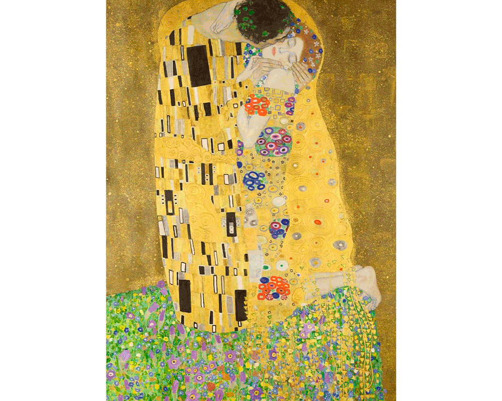 El Beso - Gustav Klimt: Rompecabezas 1000 Piezas Trefl