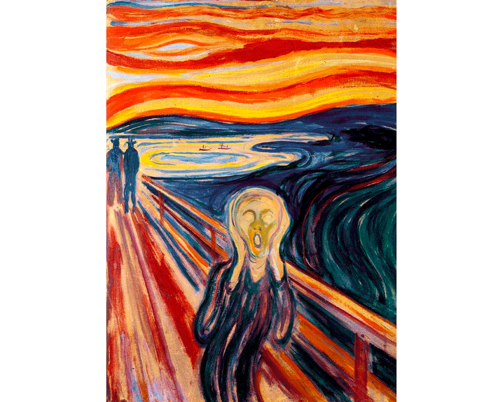 El Grito - Edward Munch: Rompecabezas 1000 Piezas Trefl