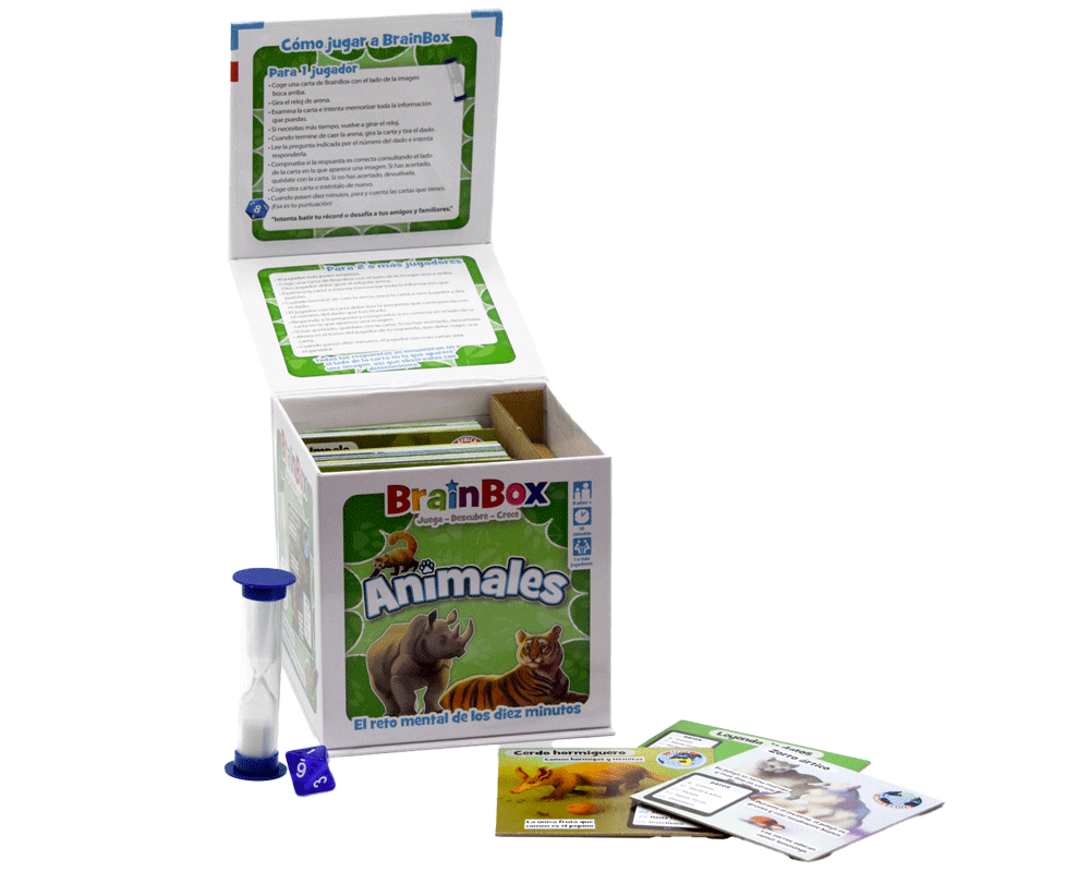 Brainbox animales: Juego de Mesa Asmodee