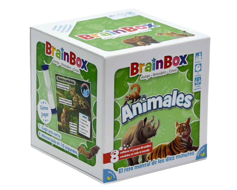 Brainbox animales: Juego de Mesa Asmodee