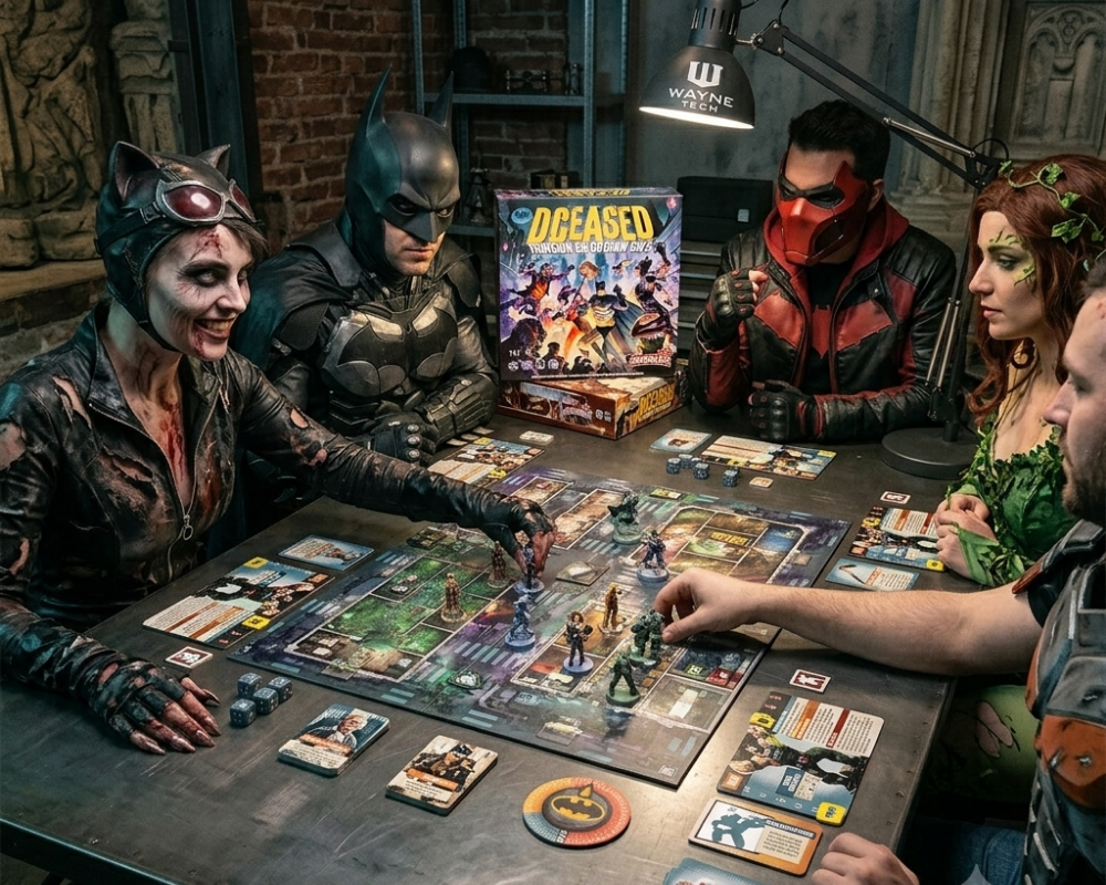 DCeased: Gotham City Outbreak Juego de Mesa en Español. Asmodee