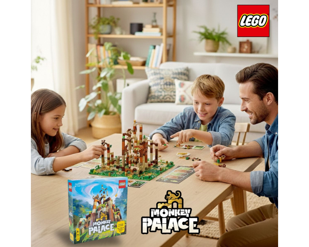 Monkey Palace Lego. Juego de Mesa en ESPAÑOL. Asmodee