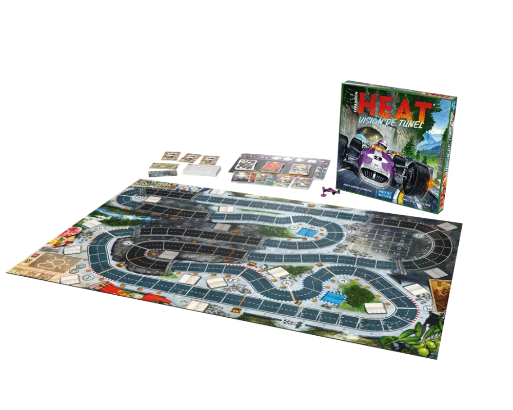 Heat: Visión de Túnel. Juego de Mesa en ESPAÑOL. Asmodee
