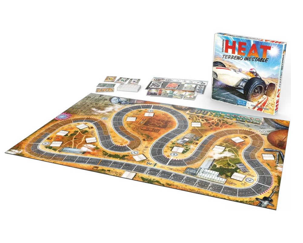 Heat: Terreno Inestable Expansión en Español. Asmodee
