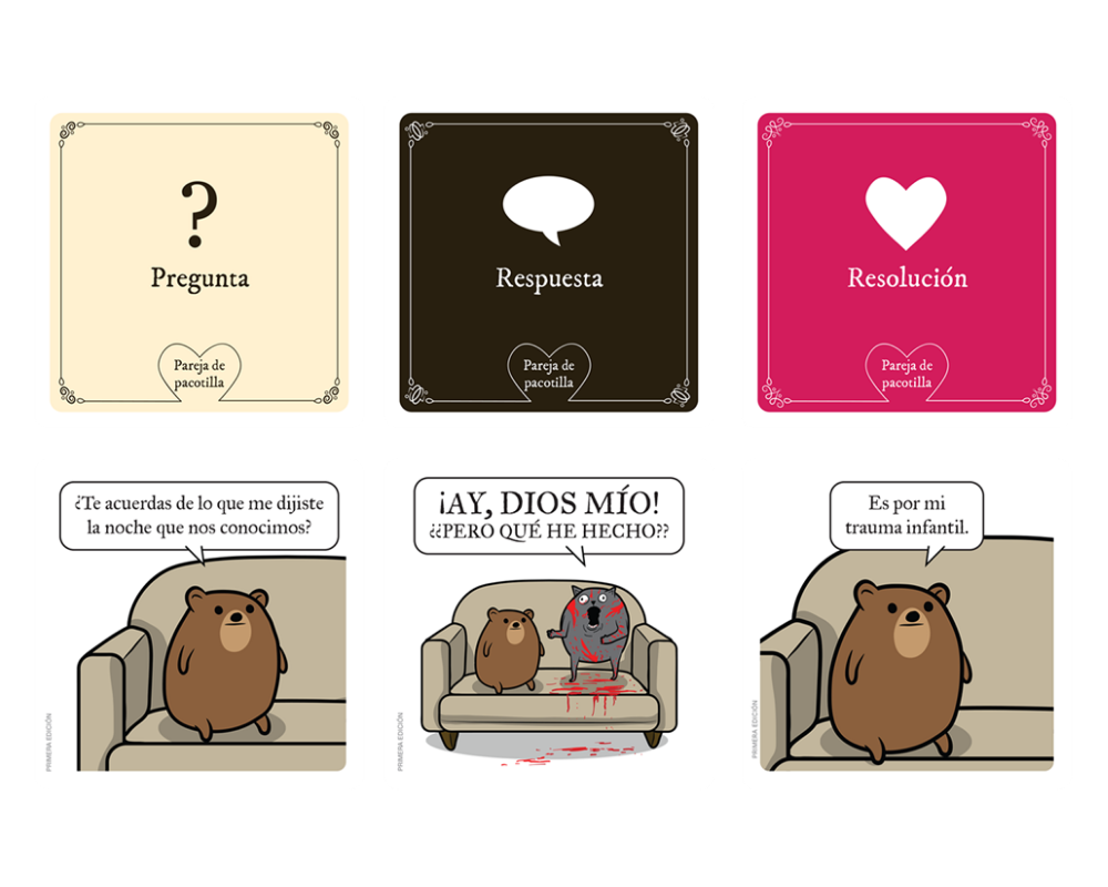 Pareja de Pacotilla. Juego de Mesa Exploding Kittens en Español. Edad 18+