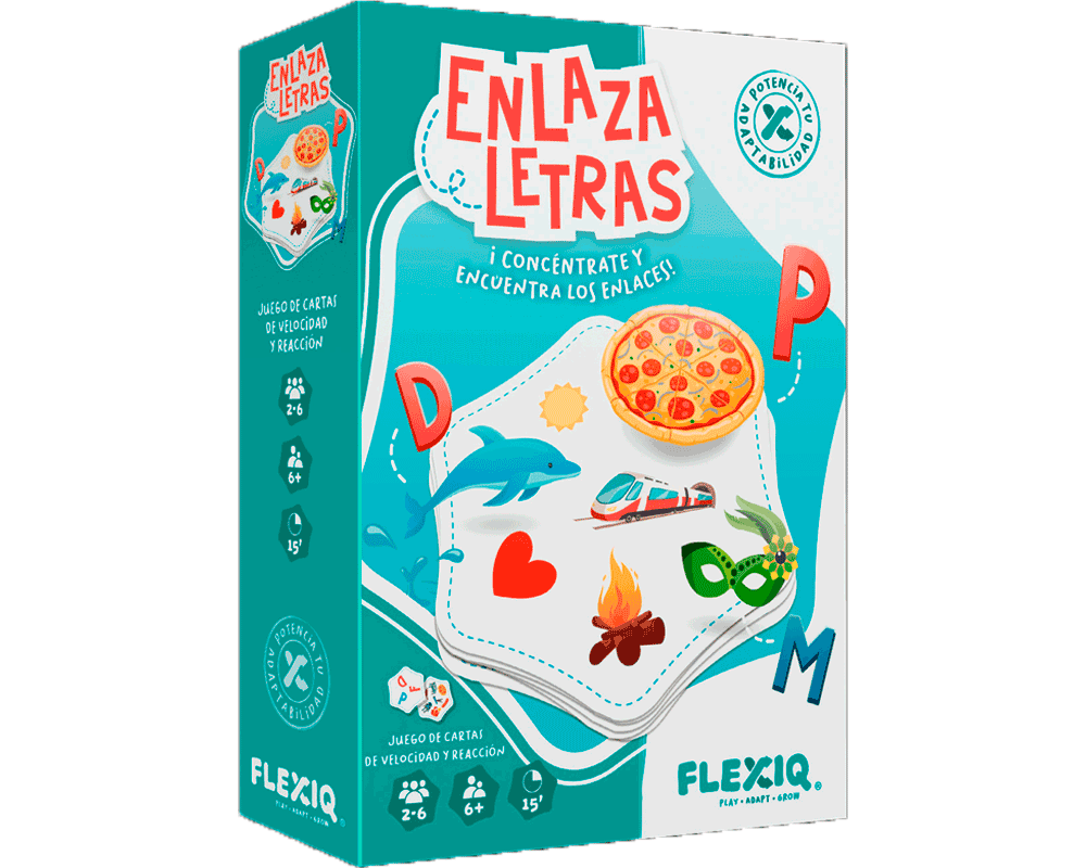 Enlaza Letras Juego de Mesa FlexiQ