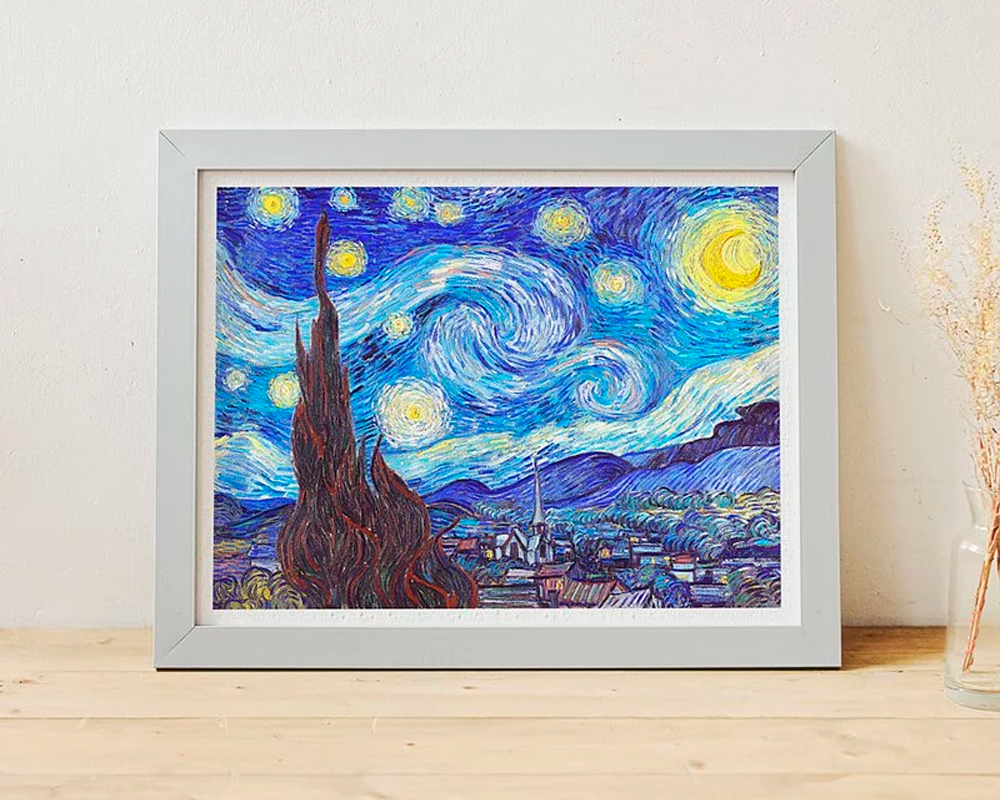 Vincent Van Gogh, Noche Estrellada: Rompecabezas de Arte 1200 Piezas Pintoo