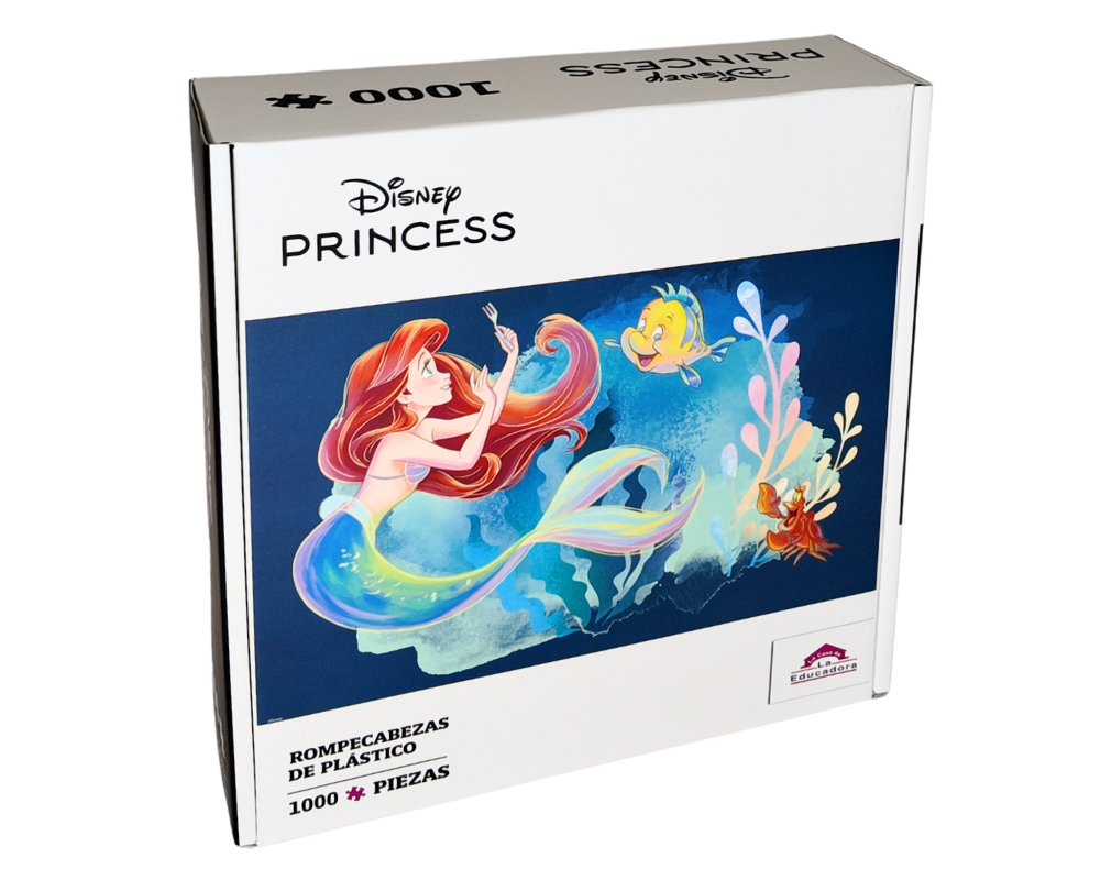 Rompecabezas La Sirenita y Sus Amigos Disney 1000 Piezas De Plástico