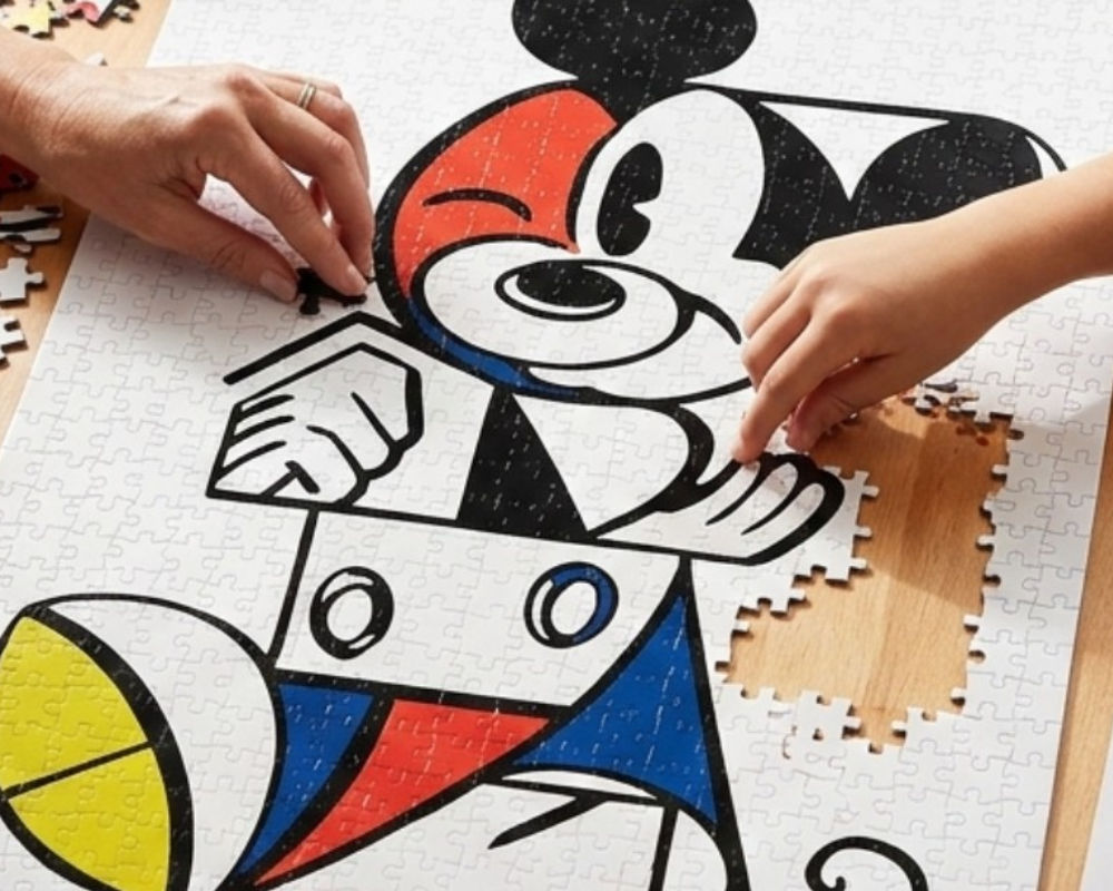 Rompecabezas Arte Mickey Disney 600 Piezas De Plástico