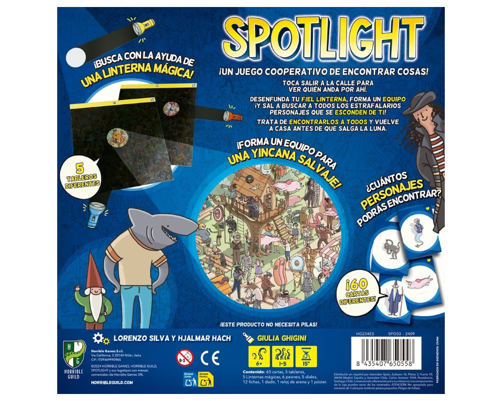Spotlight. Juego de Mesa en ESPAÑOL. Asmodee