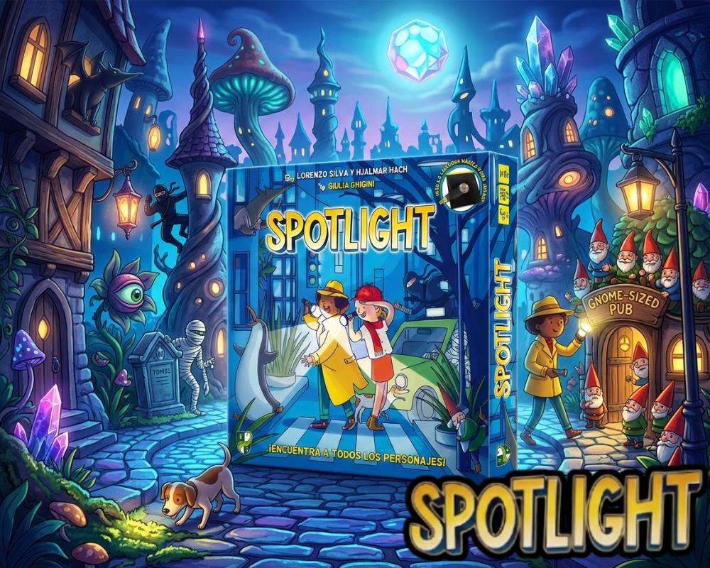 Spotlight. Juego de Mesa en ESPAÑOL. Asmodee