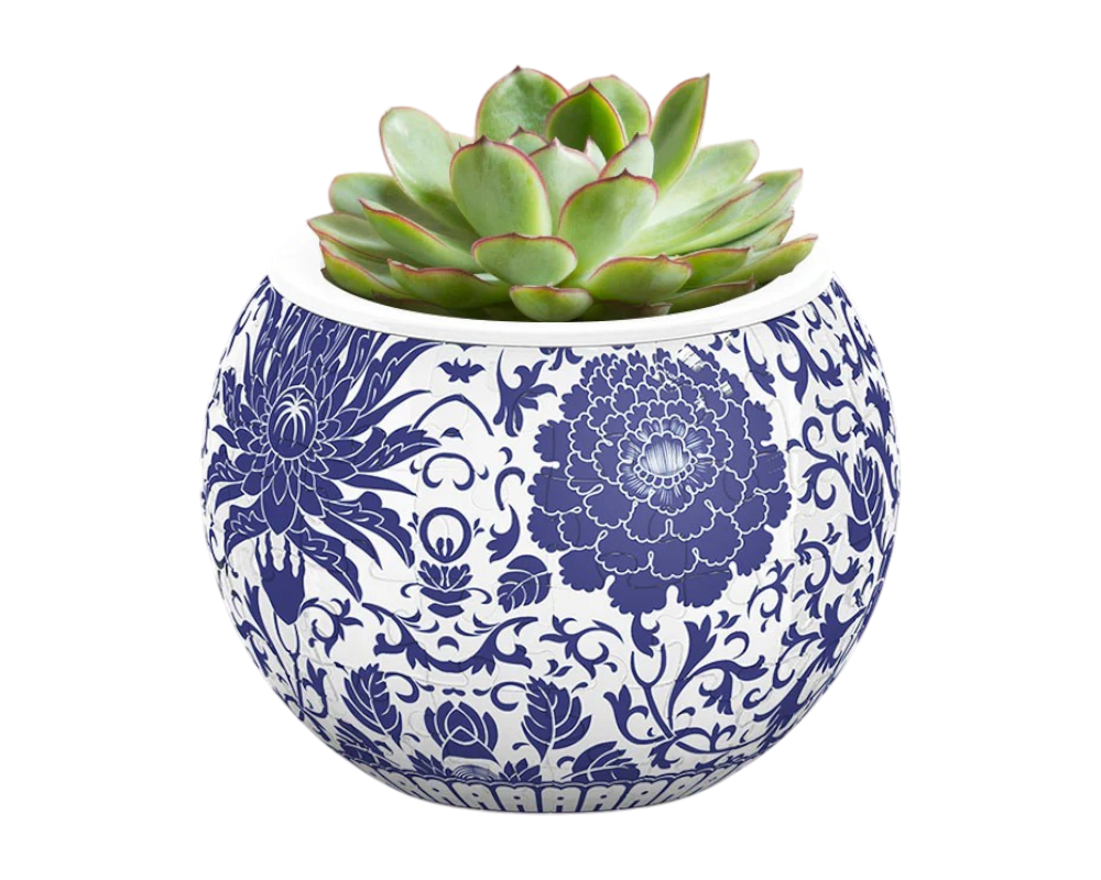 Flores Orientales (Maceta): Rompecabezas 80 Piezas Miniatura PieceRelax