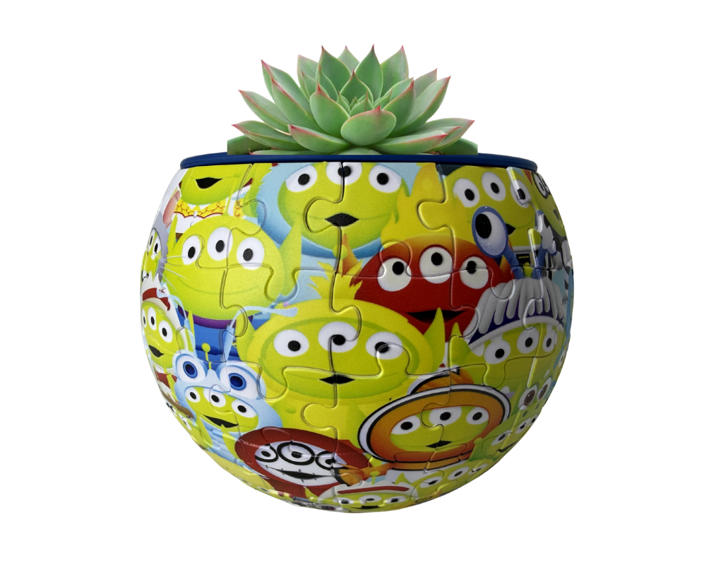 Maceta decorativa - Disney Pixar Aliens Toy Story: Rompecabezas 3D de Plástico 80 Piezas PieceRelax